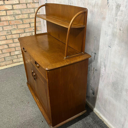 Ercol Style Double Sideboard 2 Drawers Over Double Cupboard Optional Gallery