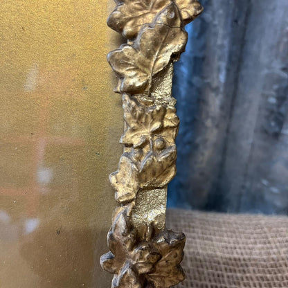 Antique Victorian Gilt Gesso Vine & Grape Frame Romantic Print c.1880-1900