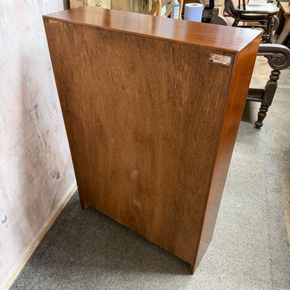 Herbert E Gibbs Autograph Range Mid Century Glazed Bookcase Sliding Doors 1960s