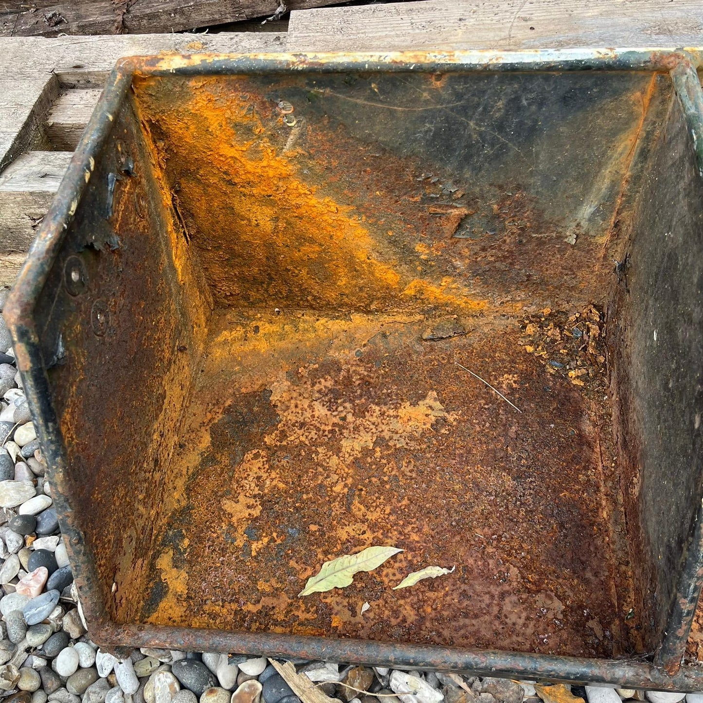 Industrial Salvage Metal Wall Hanging 3 Pigeon Hole Unit Great Patina Workshop