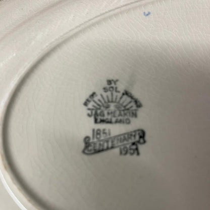 Vintage J&G Meakin Floral Platter Centenary Year 1951