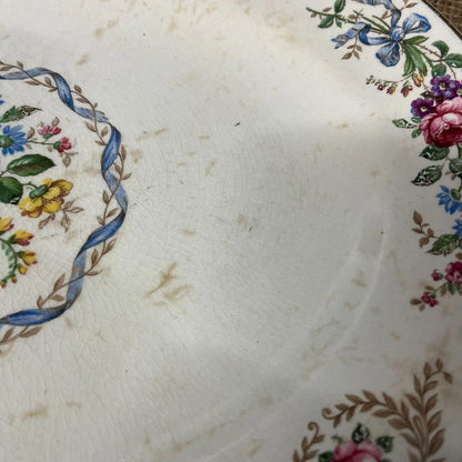 Vintage J&G Meakin Floral Platter Centenary Year 1951