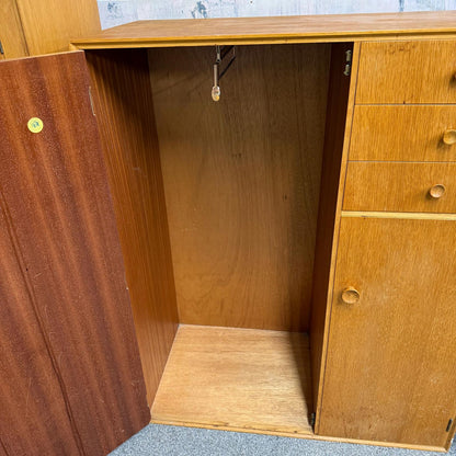 Mid Century Meredew 3 Piece Bedroom Set Wardrobe Compactum Bedside Cabinet 1970s