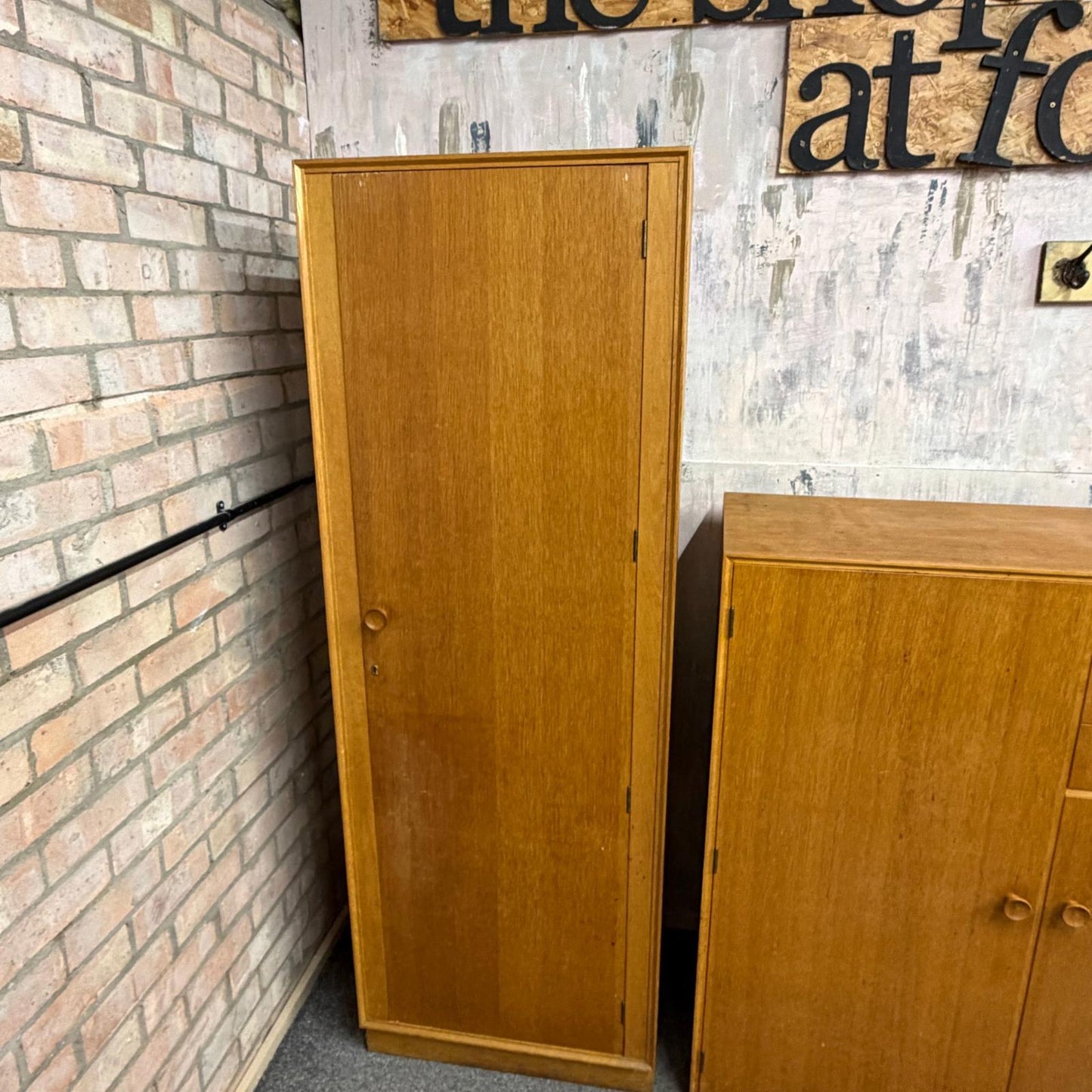 Mid Century Meredew 3 Piece Bedroom Set Wardrobe Compactum Bedside Cabinet 1970s