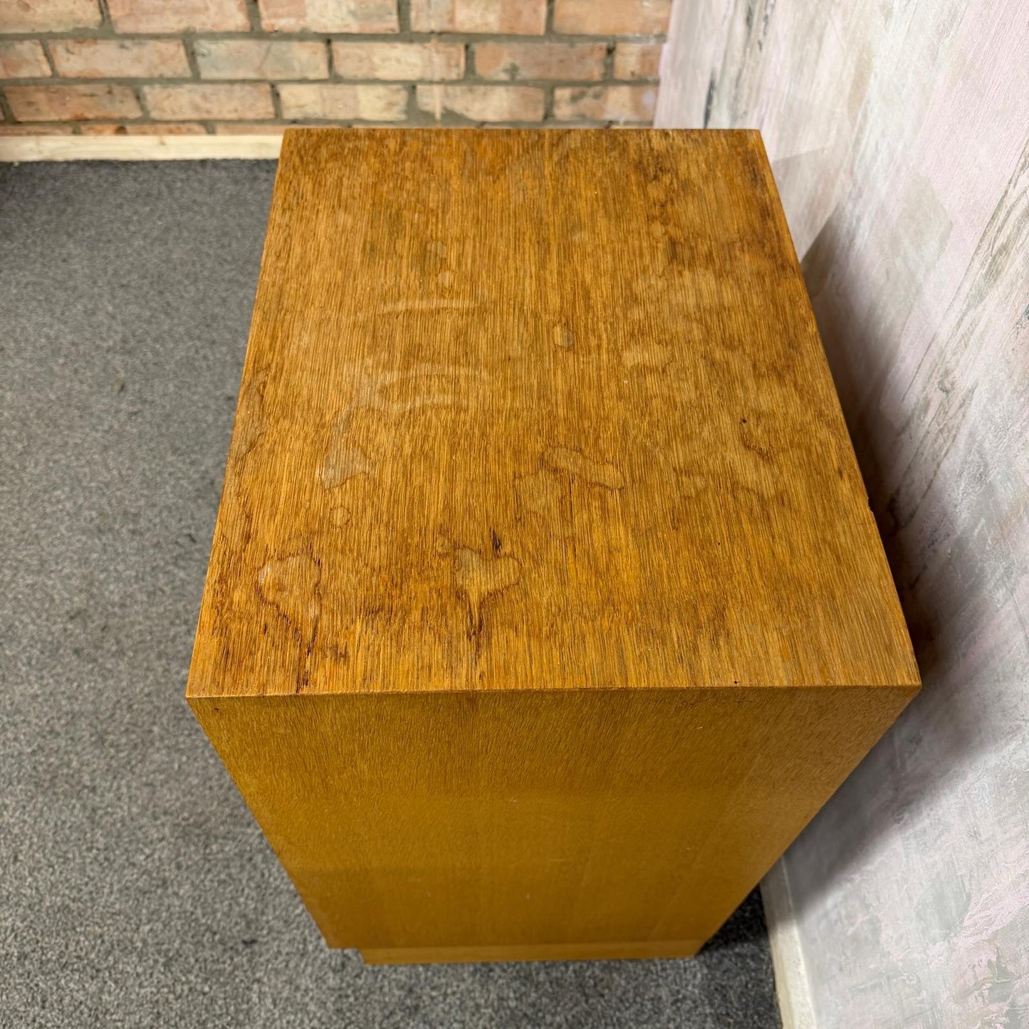 Mid Century Meredew Bedside Cabinet Shelf Cupboard