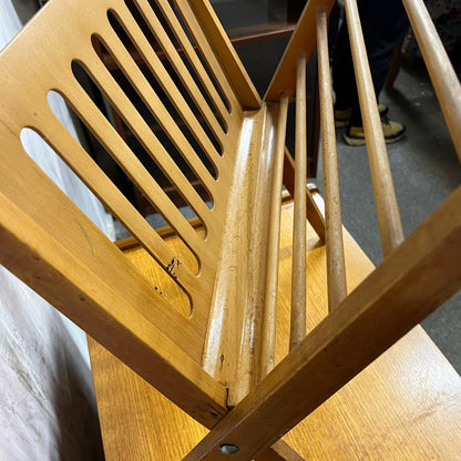Mid Century Magazine Rack Cees Braakman For Pasloe 1950s/60s Folding Rack
