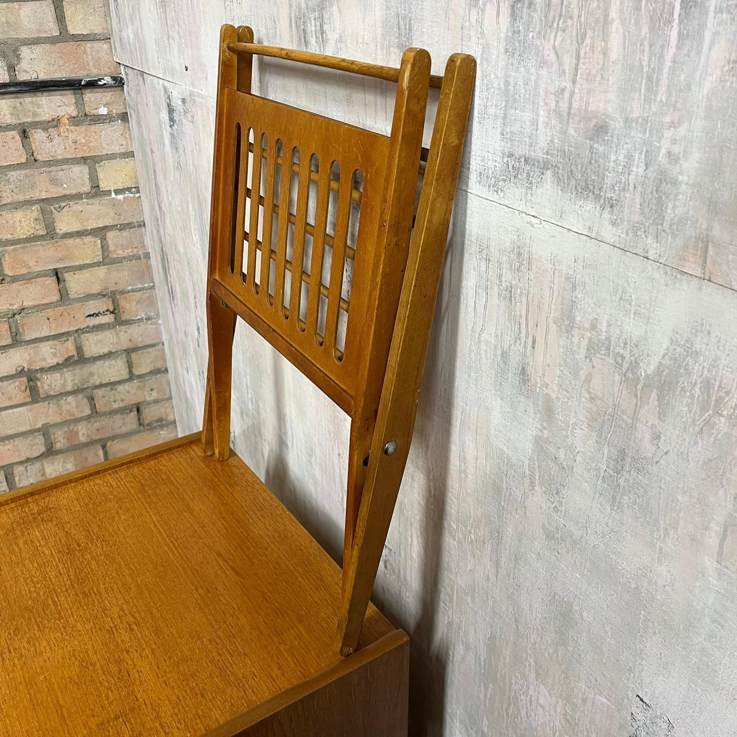 Mid Century Magazine Rack Cees Braakman For Pasloe 1950s/60s Folding Rack