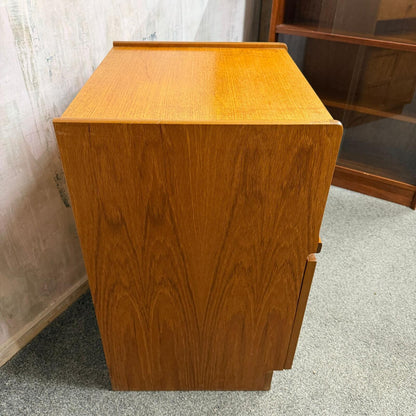 Vintage Mid Century Nathan Squares Cabinet Nightstand Drawer Single Cupboard