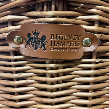 Regency Hamper Cotswold Luxury Woven Basket With Handle & Fastening