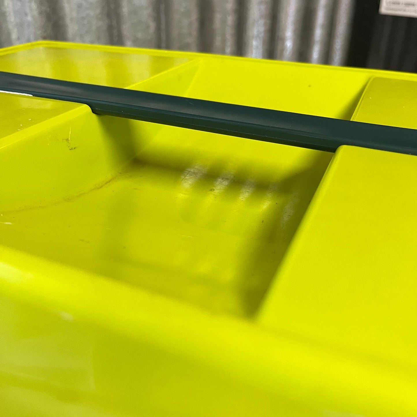 Retro Camping Cool Box Lime Green