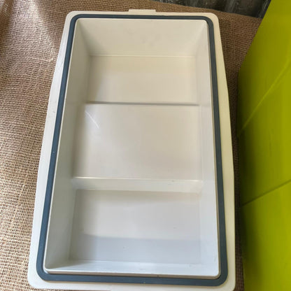 Retro Camping Cool Box Lime Green