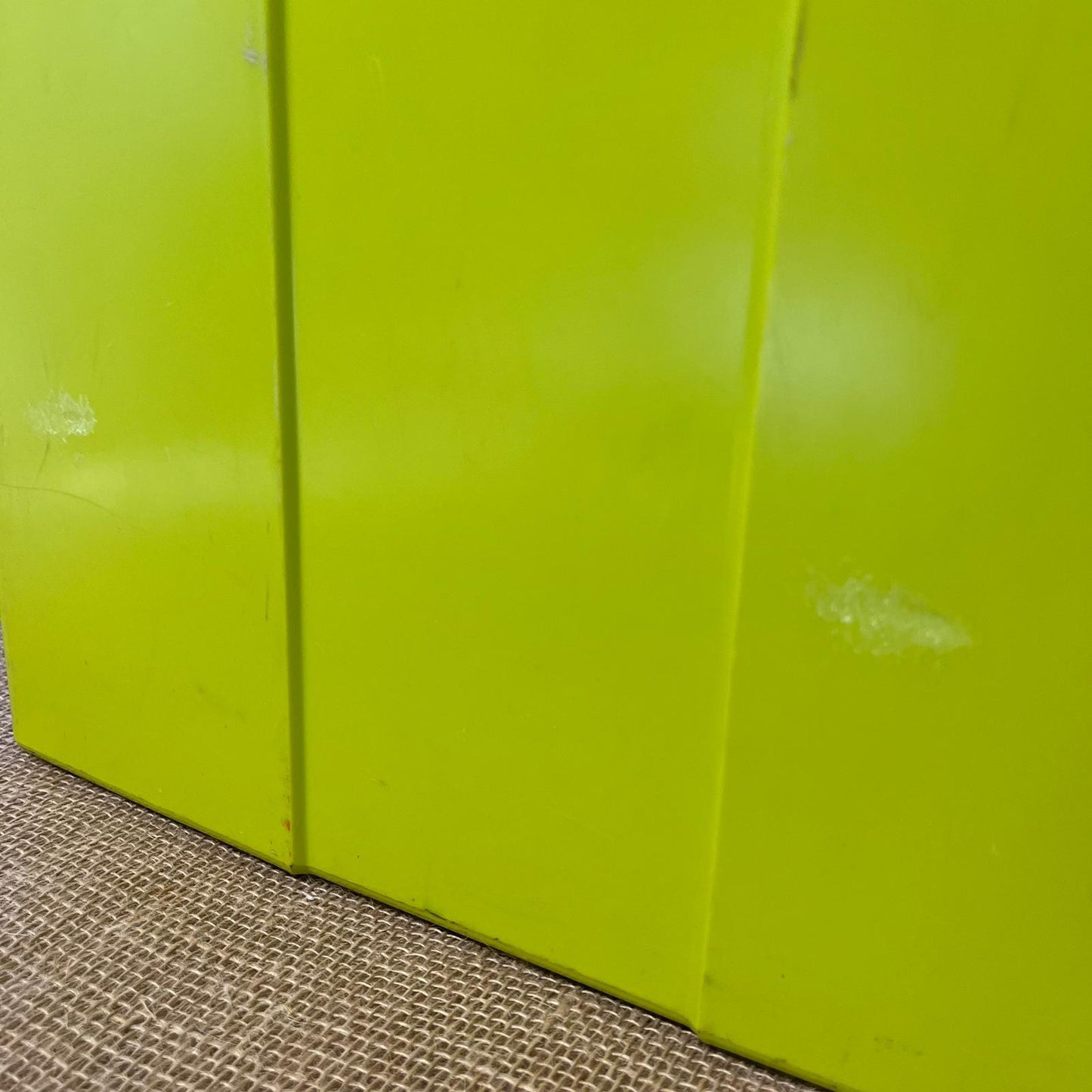Retro Camping Cool Box Lime Green