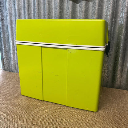 Retro Camping Cool Box Lime Green