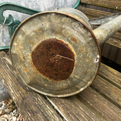 VIntage Galvanised Watering Can Water Tight No Rose