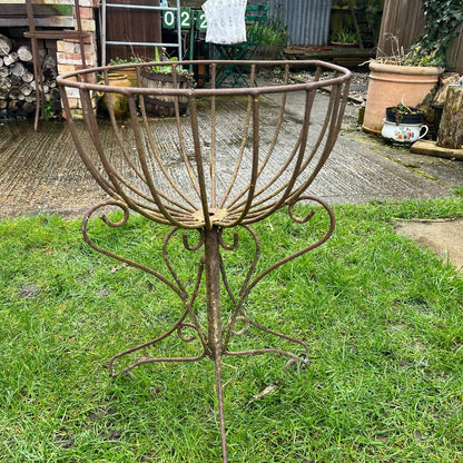 Vintage Ornate Metal Plant Stand