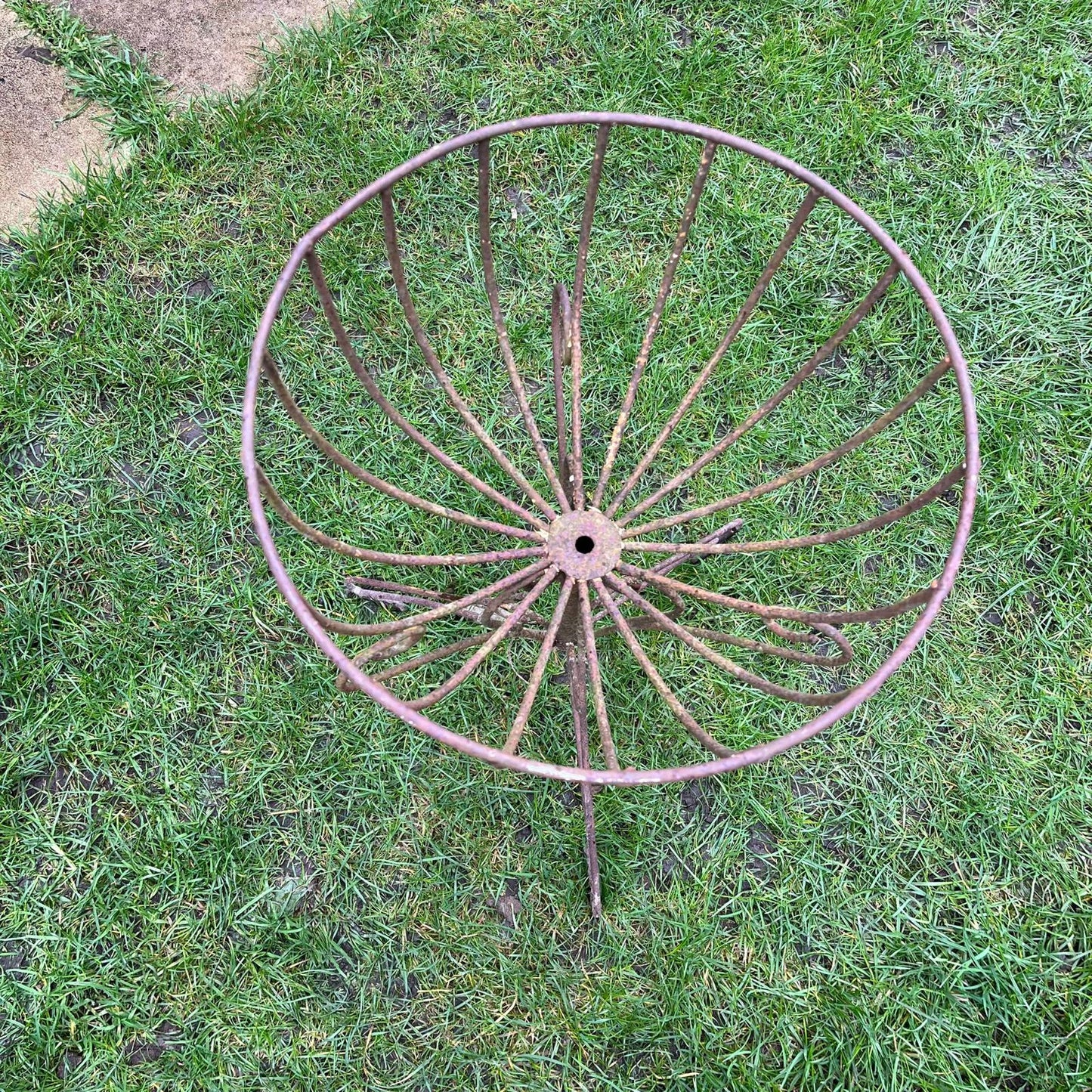 Vintage Ornate Metal Plant Stand
