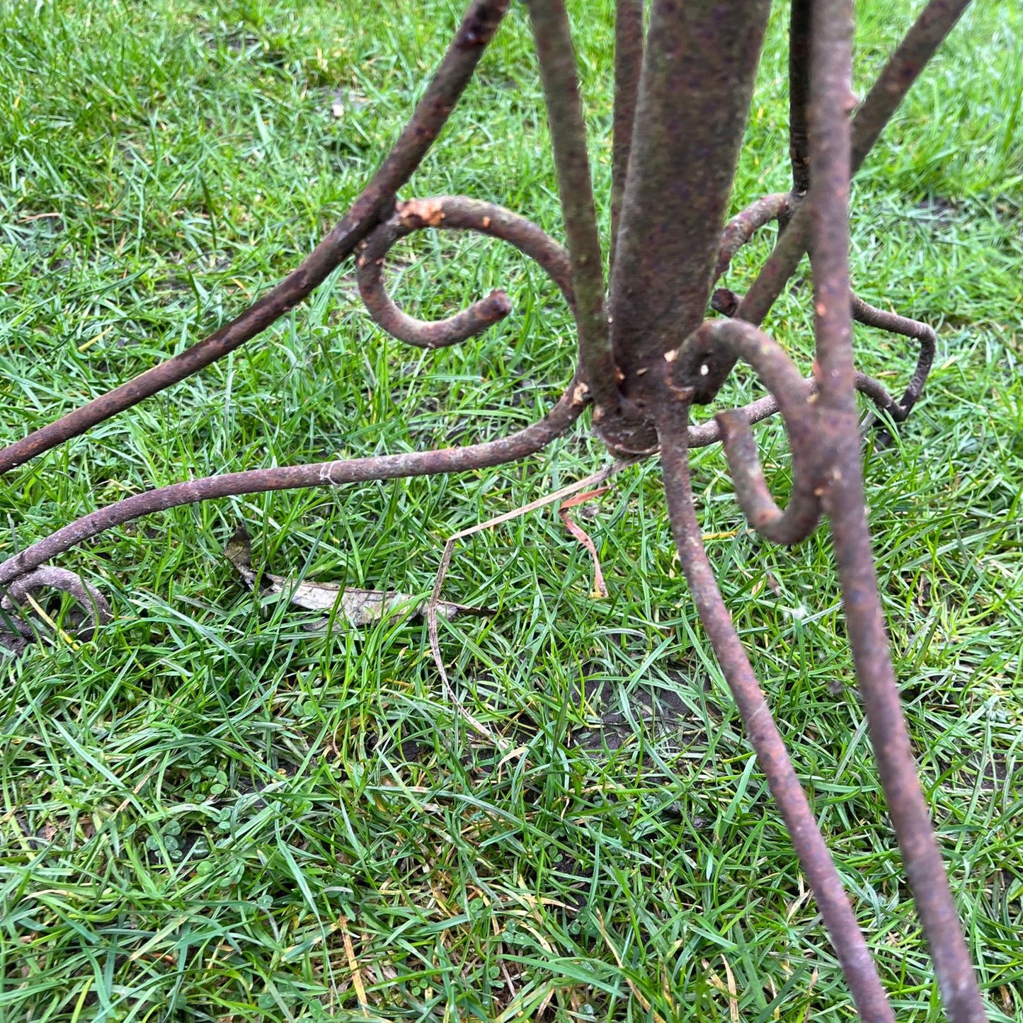 Vintage Ornate Metal Plant Stand