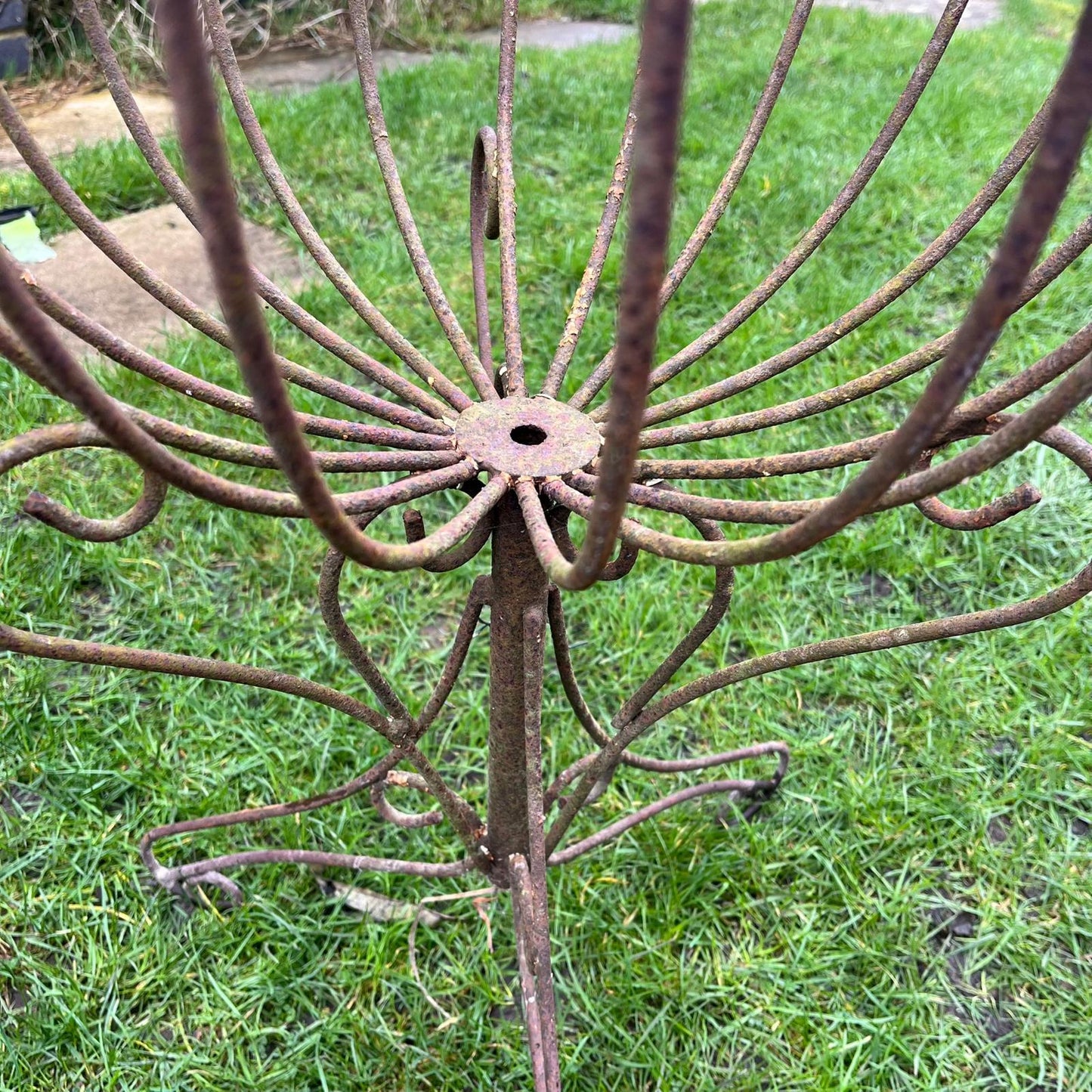 Vintage Ornate Metal Plant Stand