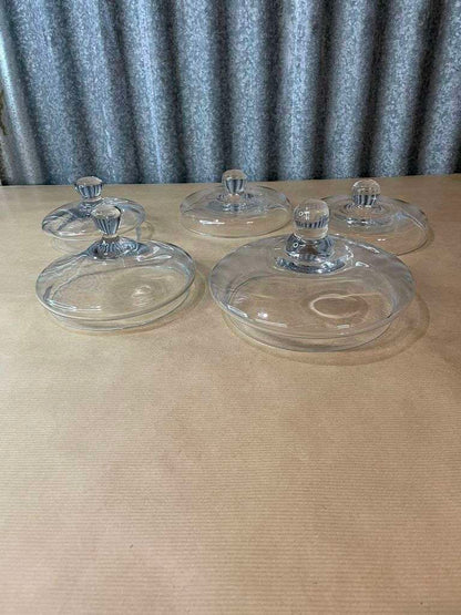 5 Assorted Glass Cloche Plate Covers Weddings Events Tables Decoration