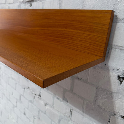 Beaver & Tapley 33 Floating Shelf Mid Century 84cm 33” Teak With Fixing