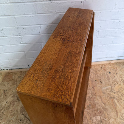 E Gomme G Plan Brandon Open Fronted Oak Waterfall Bookcase 1960s MCM