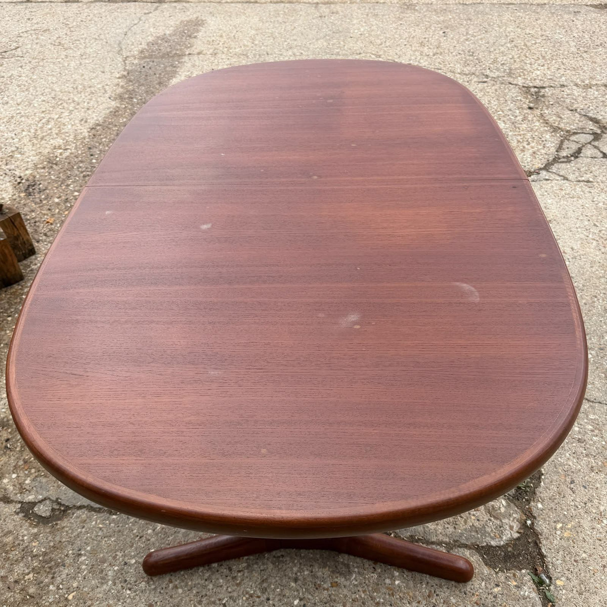 Vintage Danish AM83 Ansanger Mobler Mid Century Extending Dining Table Seat 6-10
