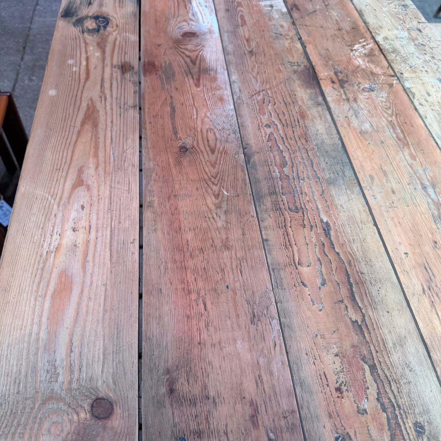 Rustic Large Wooden Pine Workbench Shelves Kitchen Island Potting Bench Workshop