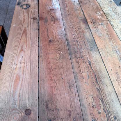Rustic Large Wooden Pine Workbench Shelves Kitchen Island Potting Bench Workshop