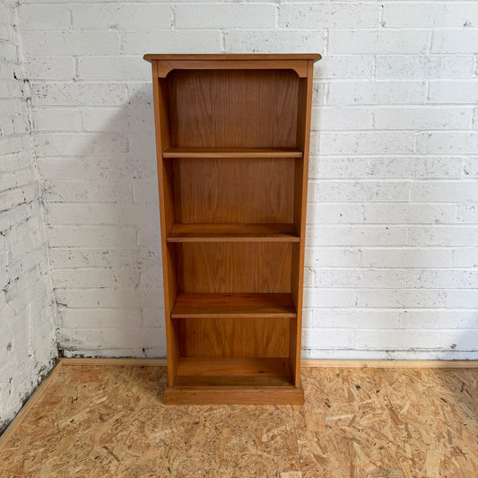 Modern Tall Pine 4 Shelf Bookcase