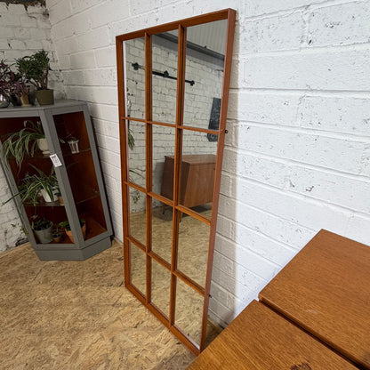 Vintage Mid Century 12 Pane Teak Frame Wall Hanging Mirror G Plan?