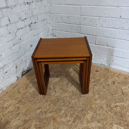 Mid Century Nest of 3 Teak Coffee Tables G Plan Style