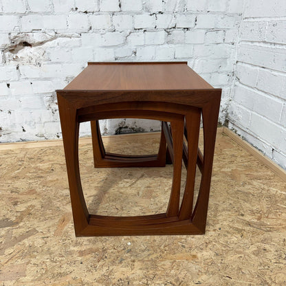 Mid Century Nest of 3 Teak Coffee Tables G Plan Style