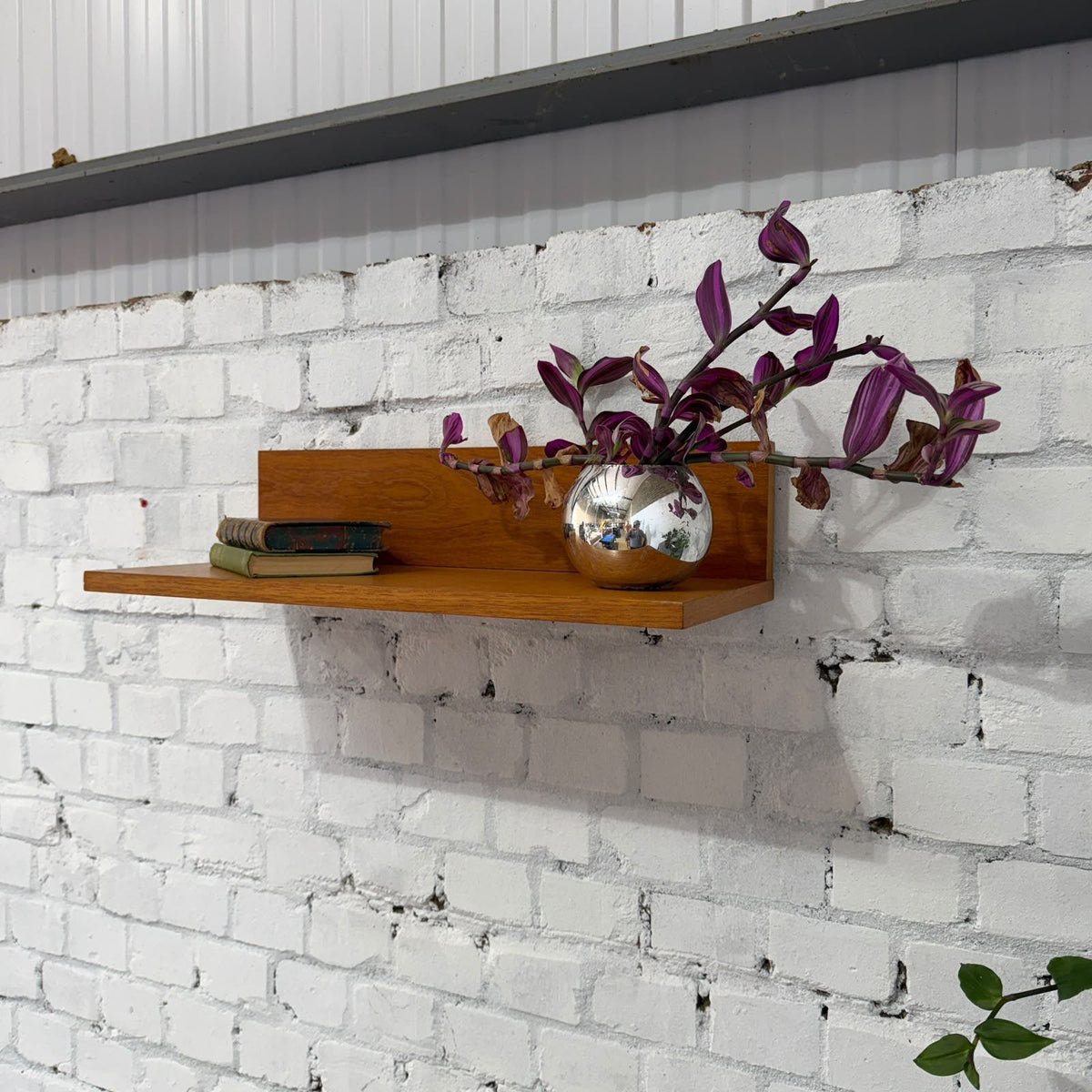 Tapley 33 Floating Shelf Mid Century 22” 56cm Teak With Wall Fixing