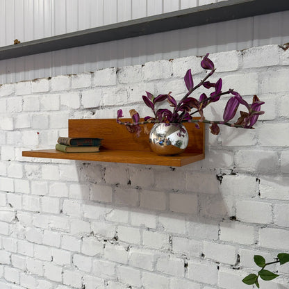Tapley 33 Floating Shelf Mid Century 22” 56cm Teak With Wall Fixing