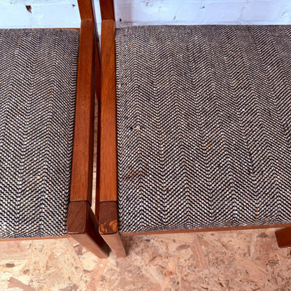 4 Vintage Mid Century Teak Danish Style Dining Chairs Possibly D-Scan Singapore