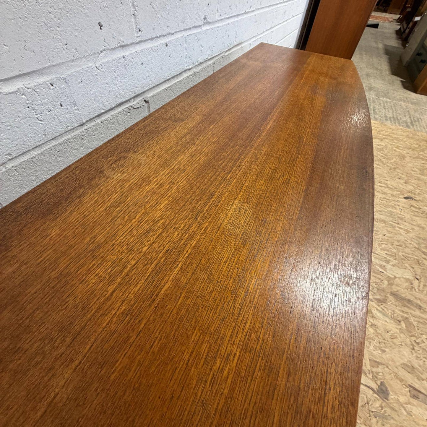 Mid Century G Plan Quadrille Dressing Table Desk Sideboard Two Drawers Cupboard