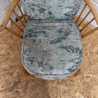 Vintage Ercol Model 203 Low Armchair Blonde Beech Mid Century Modern 1960's