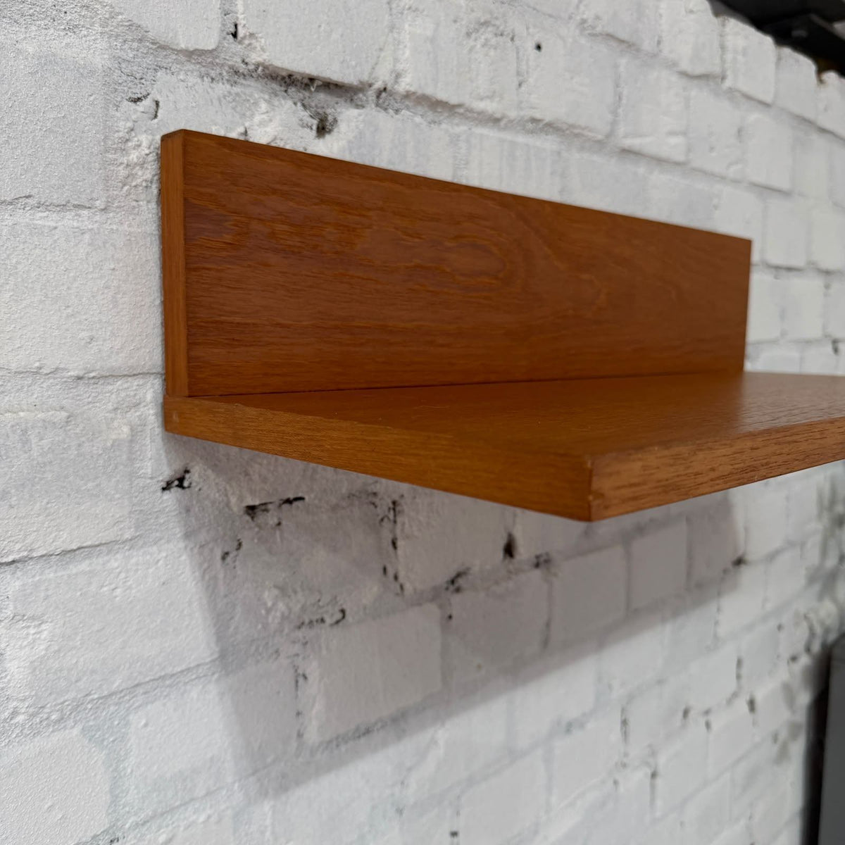 Tapley 33 Floating Shelf Mid Century 22” 56cm Teak With Wall Fixing