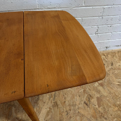 Vintage Ercol Model 492 Dropleaf Gateleg Dining Kitchen Table Seats 2-6