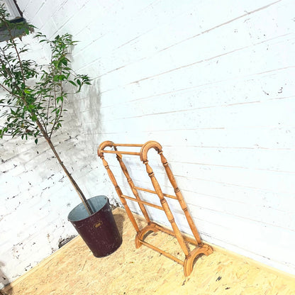Vintage Symonds Woodcraft Hand Turned Towel Rail Victorian Style