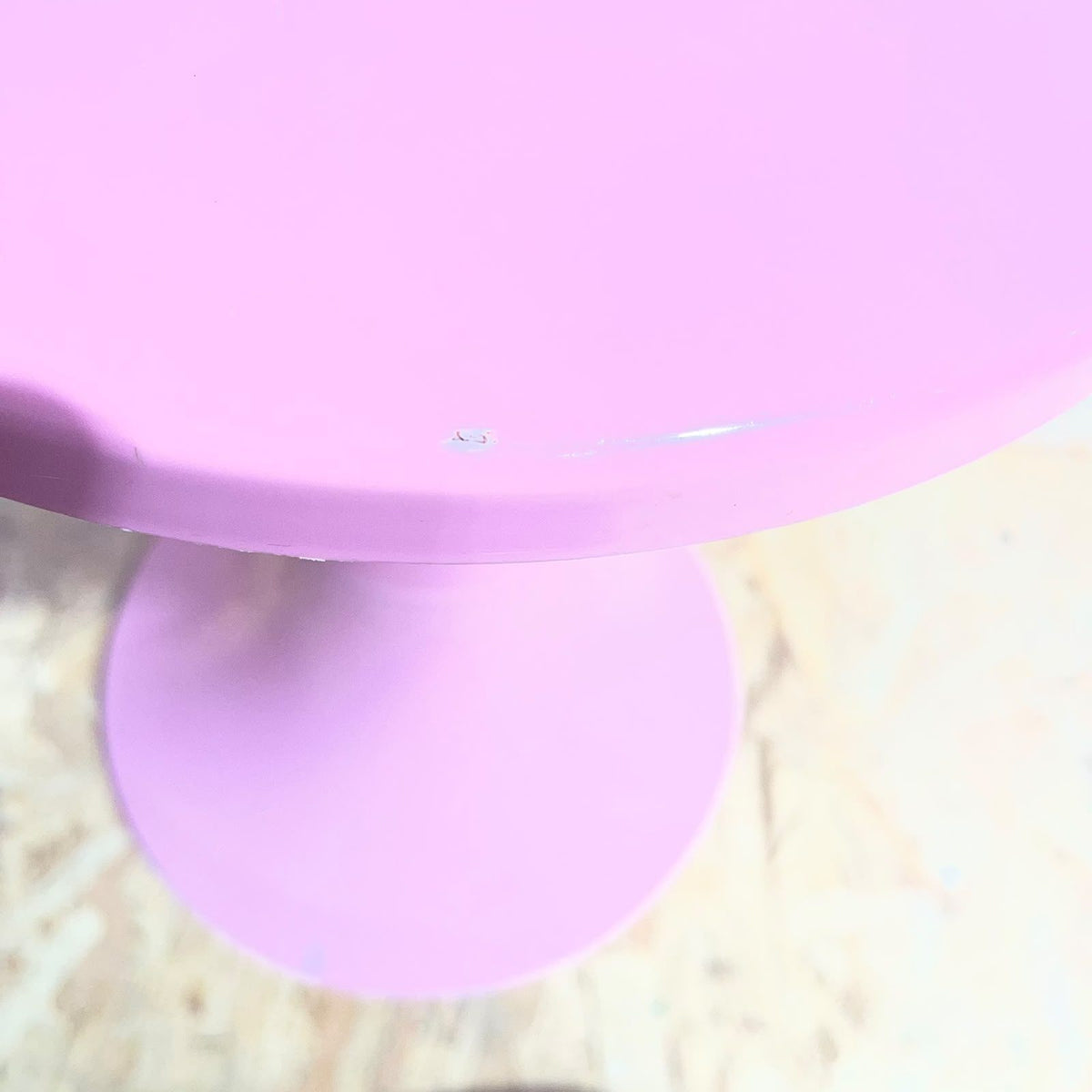 Vintage Retro Tam Tam Stool Pink Plant Stand Side Table Storage