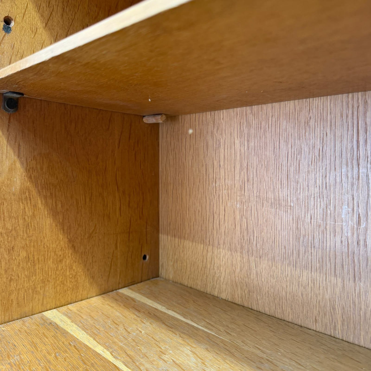 E Gomme G Plan Brandon Open Fronted Oak Waterfall Bookcase 1960s MCM