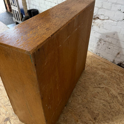 E Gomme G Plan Brandon Open Fronted Oak Waterfall Bookcase 1960s MCM
