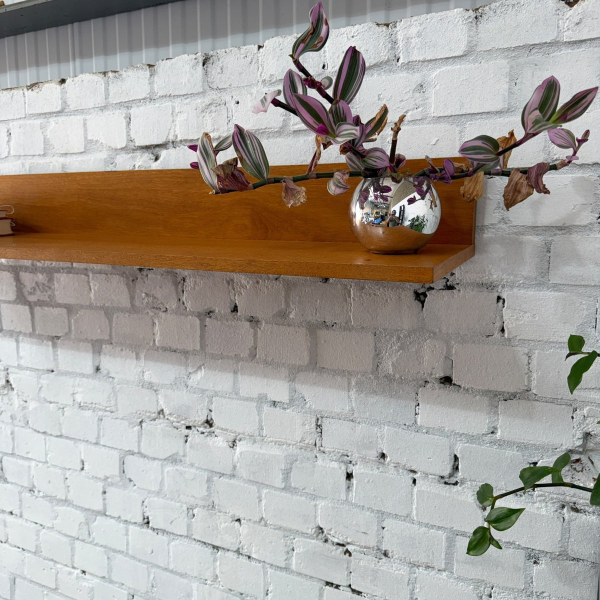 Beaver & Tapley 33 Floating Shelf Mid Century 44” 112cm Teak With Fixing