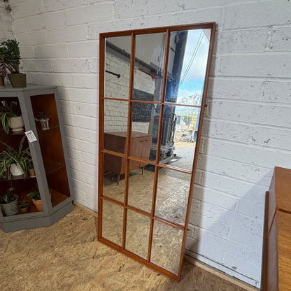 Vintage Mid Century 12 Pane Teak Frame Wall Hanging Mirror G Plan?