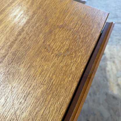 Tapley 33 Mid Century Floating Wall Single Drawer Unit Teak With Wall Fixing