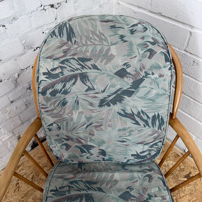 Vintage Ercol Model 203 Low Armchair Blonde Beech Mid Century Modern 1960's