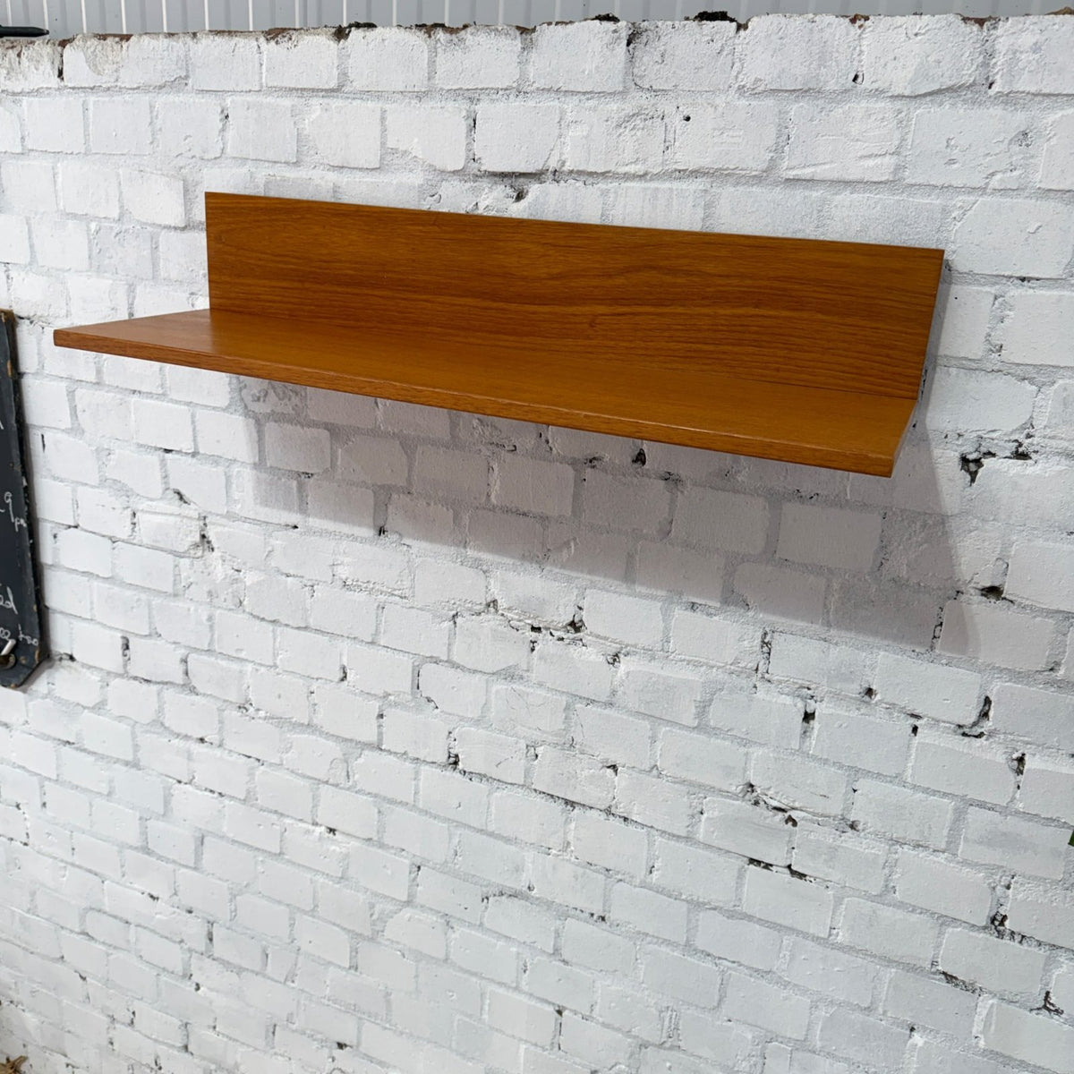 Beaver & Tapley 33 Floating Shelf Mid Century 84cm 33” Teak With Fixing