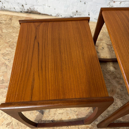Mid Century Nest of 3 Teak Coffee Tables G Plan Style