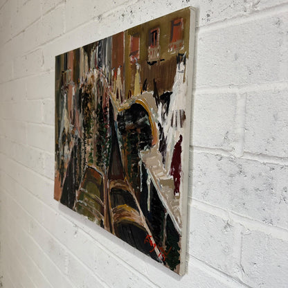 Frederick J. England– Venetian Canal Scene, 2015 –Original Oil on Canvas, Signed